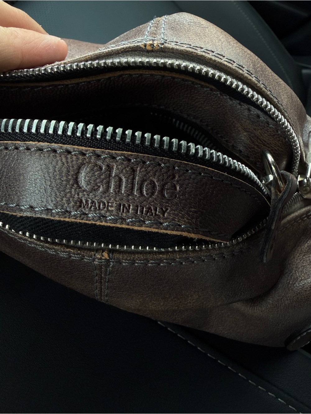 Chloé Phoebe Philo Era Distressed Leather Bag - Picture 7 of 12